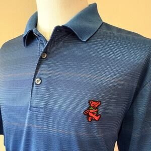 Grateful Dead Dancing Bear PGA Tour Golf Polo (XL)
